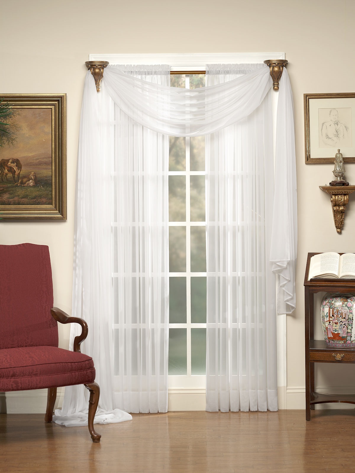 Emelia Voile Sheer Panels