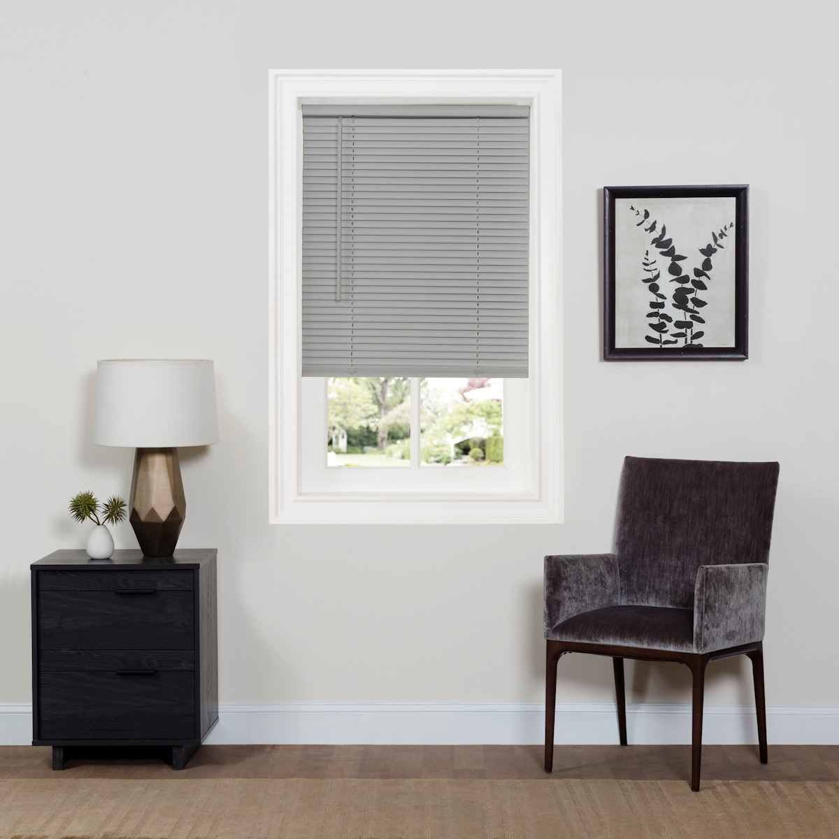 Cordless 1” Vinyl Mini Blinds