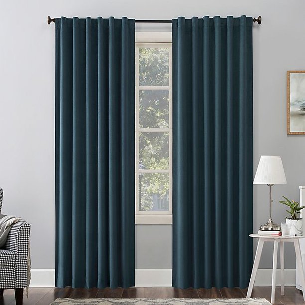 Premium Velvet Room Darkening Back Tab Panels