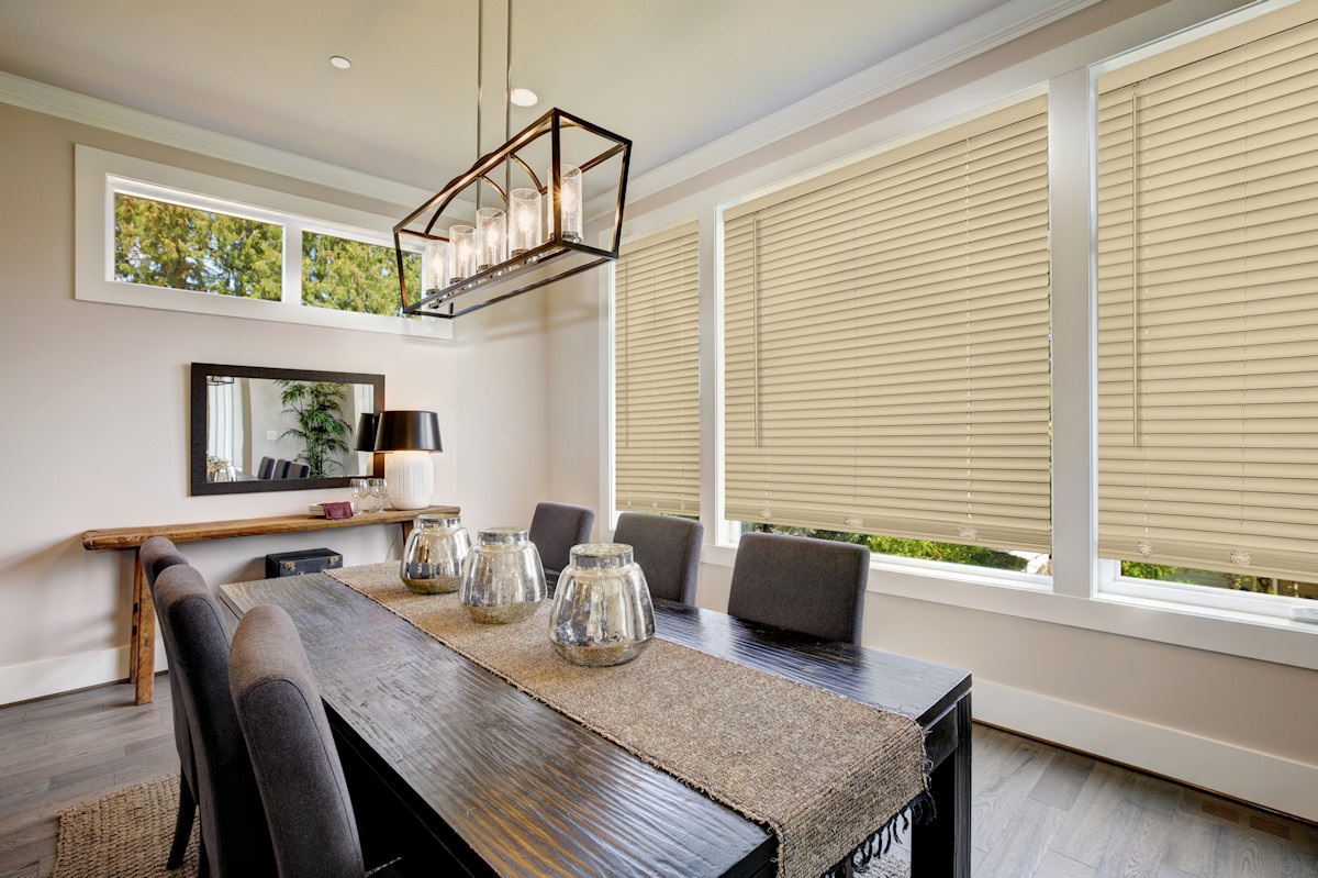 Cordless 1” Vinyl Mini Blinds